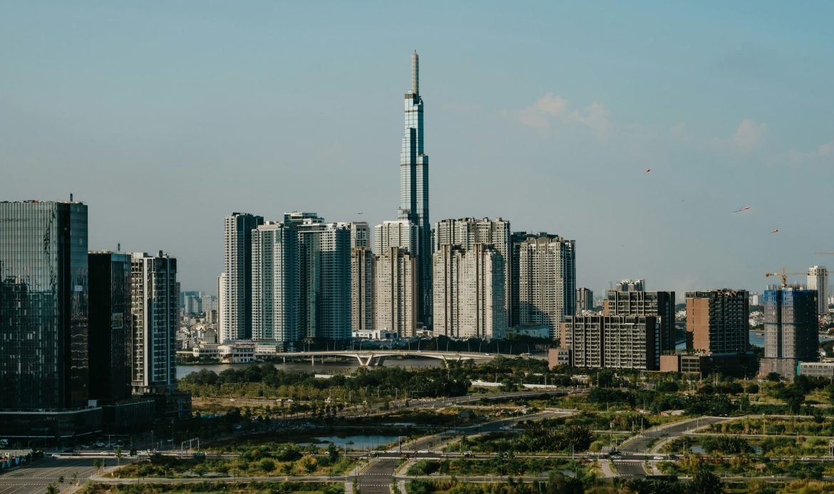 Ho Chi Minh City skyline with Landmark 81 tower